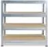 Shelfplaza PROFI Schwerlastregal verzinkt 90x100x60cm 4 Böden 200kg/Boden (5109601024)