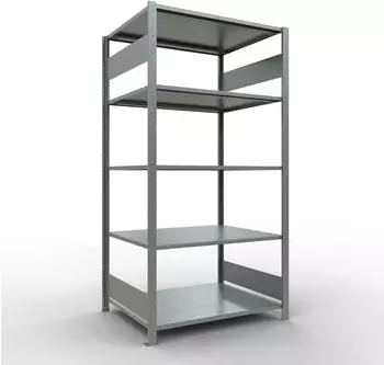 SCHULTE MULTIplus150 Fachbodenregal Stecksystem 2000x1000x800mm verzinkt
