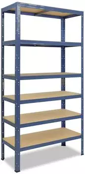 Shelfplaza HOME Schwerlastregal 180x70x50cm, 6 B&ouml;den, blau, Metall (4218500716)