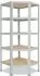 Shelfplaza OFFICE Eckregal 200x80x50cm lichtgrau, 5 Böden, 175kg Traglast (41220500815C)