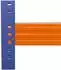 Shelfplaza PROFI Schwerlastregal 230x100x60cm, 6 Böden, blau-orange (51123601026)