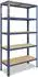 Shelfplaza HOME Schwerlastregal 180x120x40cm, 5 Böden, blau (4218401215)