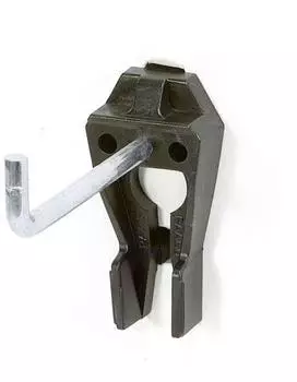 Raaco Clip 3 Winkelhaken 50mm, 5-tlg., schwarz (110761)