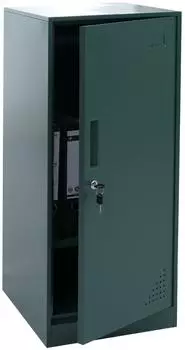 MCW Spind P63 Stahl, Kleiderstange, 90x38x45cm, gr&uuml;n (100306)