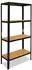 Shelfplaza BLACK Schwerlastregal 180x120x45cm, 4 Böden, schwarz (41318451214)