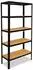 Shelfplaza BLACK Schwerlastregal 200x90x45cm, 5 Böden, schwarz (41320450915)