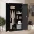 Jan Nowak DAWID Mehrzweckschrank Metall, schwarz, 90x185x45cm (C34)