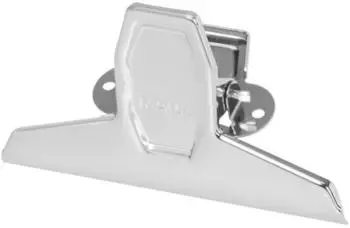 Rau Zeichnungshalter f&uuml;r Lochplatte, 125mm, vernickelt (09-ZH)