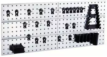 Raaco Lochplatten-Set 1040x440mm, 2 Paneele & 28 Clips (109642)