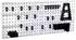 Raaco Lochplatten-Set 1040x440mm, 2 Paneele & 28 Clips (109642)