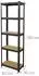 Relaxdays Schwerlastregal 180x60x30cm, 5 Ebenen, 500kg, schwarz (10052245_46)