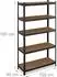 Relaxdays Schwerlastregal 5 Ebenen 500kg, schwarz (10019350)