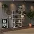 Relaxdays Lagerregal 5 Ebenen Metall weiß, 2er-Set