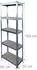 Relaxdays Schwerlastregal 180x60x30cm 500kg silber, 2er-Set (10054208_0)