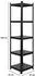 Proregal Ragnar Schwerlastregal 180x45x45cm, 100kg Fachlast, matt schwarz (PR_RD22-02)