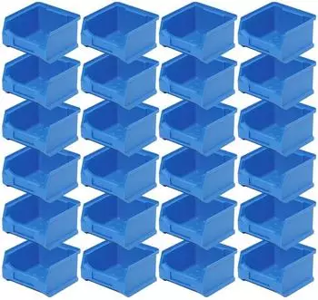 BRB Sichtbox PROFI LB6 24er-Set, blau, 0,3L (21526)