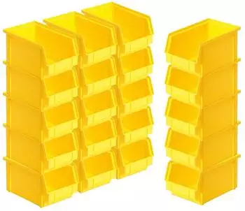 BRB Sichtbox CLASSIC FB 4, 230/200x140x122mm, 3,7L, gelb, 20er-Pack (32122)