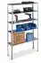 Relaxdays Schwerlastregal Metall, 5 Ebenen, 250kg, 100x185x30cm