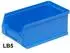 BRB Sichtlagerkästen Profi 100 Sichtboxen blau (55x LB6, 35x LB5, 10x LB4) (20597)