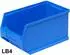 BRB Sichtlagerkästen Profi 100 Sichtboxen blau (55x LB6, 35x LB5, 10x LB4) (20597)