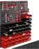 TecTake Kleinteilemagazin mit 28 Stapelboxen und Werkzeughalterungen, schwarz (406300)