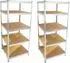 Trutzholm Schwerlastregal 2er-Set 180x75x75cm 875kg 5 Böden (5467901)