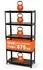 EASYmaxx Standregal Industrie-Design 180x90x40cm, 875kg Traglast, 5 Ablagen (15642)