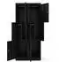 Jan Nowak Umkleideschrank Metall 4 Fächer 185x80x45cm