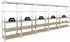 Proregal Schwerlastregal Giant Ragnar 5 Ebenen 200x100x50cm verzinkt, 5er-Set (MRD16-04)