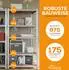 Tronitechnik Schwerlastregal 5 Ablagen 40x90x180cm 875kg (TT-5064)