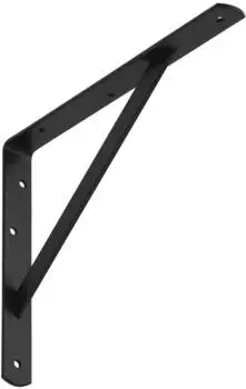 Sotech Regalkonsole Schwerlast mit Querstrebe, 300x225x30mm, schwarz (pulverbeschichtet)