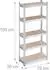 Relaxdays Schwerlastregal 5 Böden 150x70x30cm 750kg verzinkter Stahl (10050789_0)