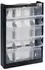 Allit Kleinteilmagazin 300x465x80mm schwarz/grau (466250)