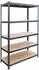 Relaxdays Schwerlastregal 5 Ebenen 200x120x50cm 875kg anthrazit