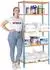 Proregal Schwerlastregal Muli 180x80x30cm, 150kg Fachlast, blau-orange (PR_RS6-08)