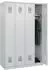 C+P Basis PLUS Garderobenschrank 4 Abteile, 1200x1850x500mm (088055-40)