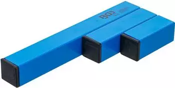BGS Magnet-Kabelbinder-Halter 3 F&auml;cher pulverbeschichtet (74672)