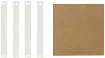 Shelfplaza HOME Fachboden-Set HDF 30x30cm, wei&szlig; (43CG3030)
