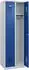 C+P Basis Plus Spind 2 Abteile 1850x600x500mm lichtgrau/enzianblau (088055-20)