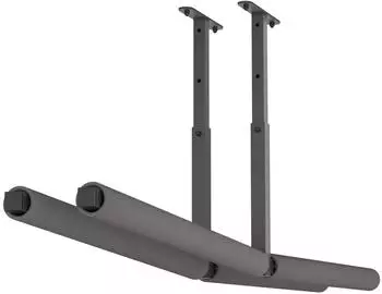 QLS H&auml;ngeregal Deckenhalterung Stahl 2x80cm, bis 35kg (10316)