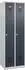 C+P Basis Plus Spind 2 Abteile 1850x600x500mm 7035/7016 (088055-20)