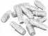 vidaXL Regalstecker silber 7x16mm Eisen (7200 Stk.)