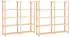 vidaXL Lagerregale 5 Böden, Kiefernholz, 170x38x170cm, 500kg, 2er-Set