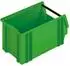 BRB Sichtbox Classic FB 3 mit Griffstange, 12L, grün, 8er-Set (21403)