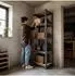 Relaxdays Schwerlastregal 5 MDF-Ebenen 200x60x60cm 875kg anthrazit