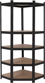 Stagecaptain Heavyrack HRC-175 BK Eckregal, 5 MDF-B&ouml;den, 875kg, schwarz (00094429)