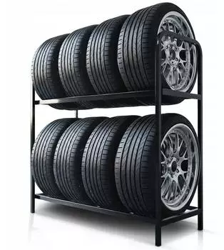 Humberg Reifenst&auml;nder Metallregal 8 Reifen, 300kg (HM-386)
