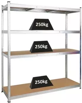 Proregal Taurus XL Schwerlastregal verzinkt 180x160x60cm (PR_RD3-08)