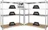 Proregal Taurus XL Schwerlastregal 2er-Set, verzinkt, 180x160x60cm, 250kg Fachlast (PR_MRD22-01)