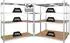 Proregal Taurus XL Schwerlastregal 3er-Set, verzinkt, 180x160x60cm, 250kg Fachlast (PR_MRD22-02)